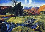 George Wesley Bellows Autumn Brook painting